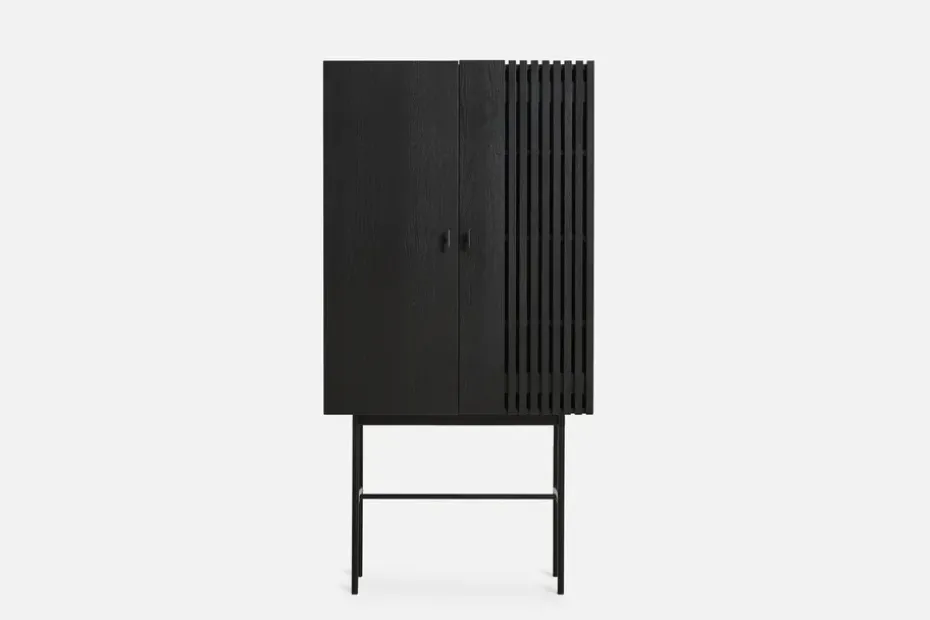 Array cabinet. 80 cm, Blackpainted oak