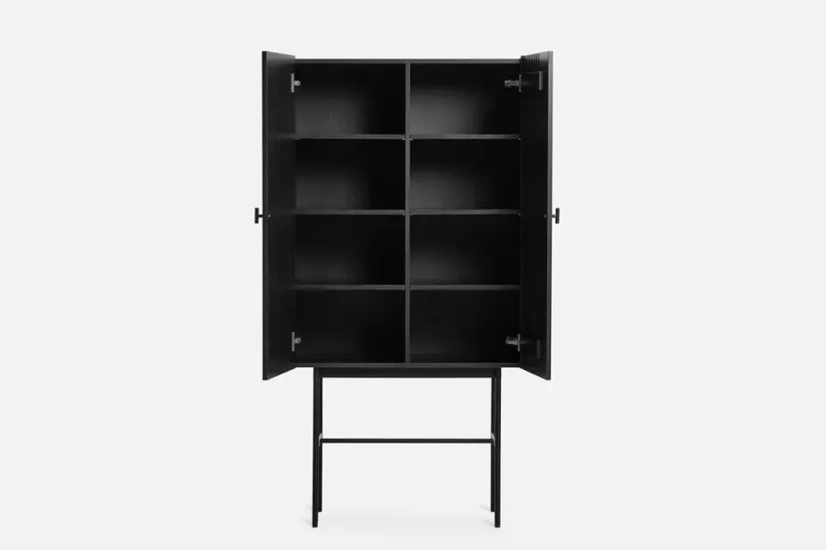 Array cabinet. 80 cm, Blackpainted oak