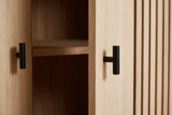 Array cabinet. 80 cm, White pigmented oak