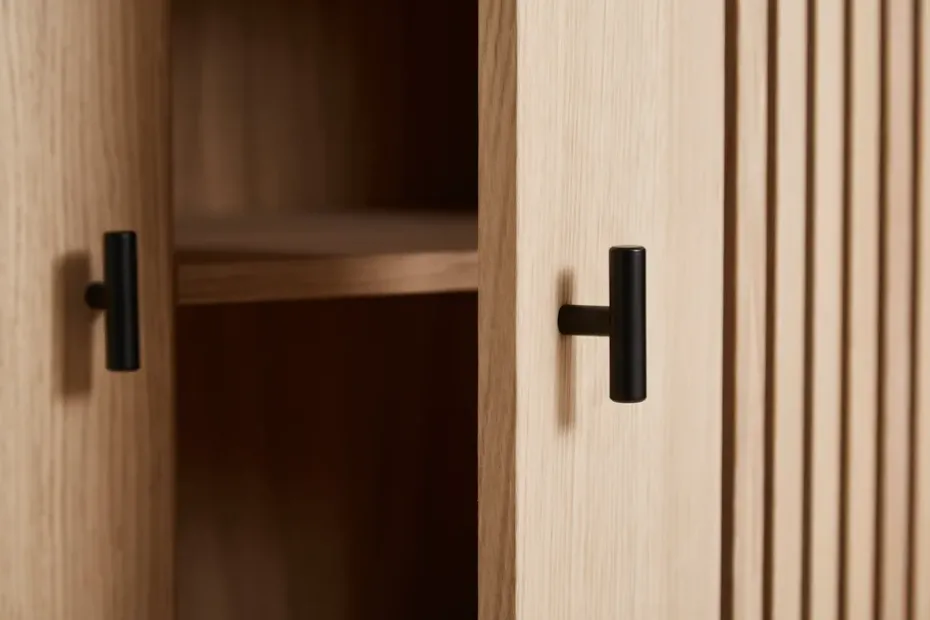 Array cabinet. 80 cm, White pigmented oak