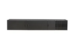 Array sideboard wall-mounted, 150 cm, Black oak
