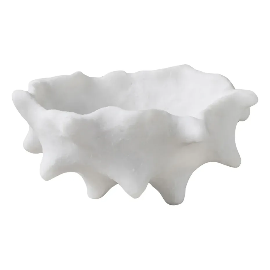 Art piece chestnut Ø20 cm, Off-white