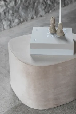 Art Piece Liquid candlestick small, Sand