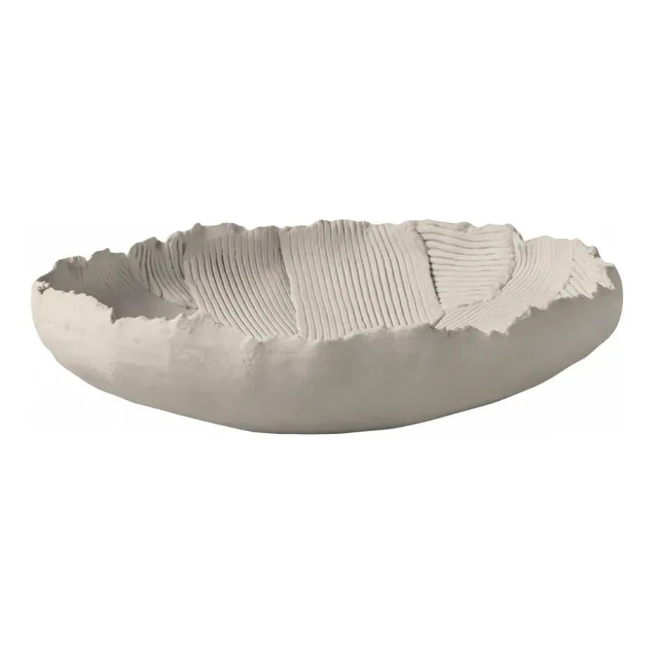 Art piece patch bowl Ø35 cm, Sand