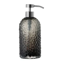 Arura soap dispenser 20 cm, Black-silver