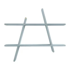 A-Shelf wall shelf Special Edition, Grey blue L 78x12x67 cm