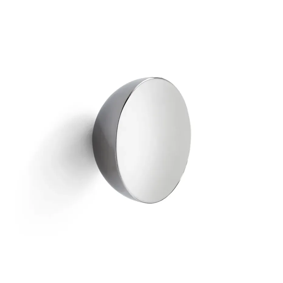 Aura wall mirror small, Stainless steel