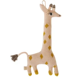 Baby Guggi Giraffe, pink-amber