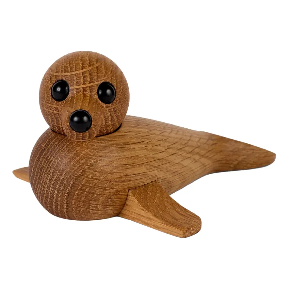 Baby seal decoration, Oak