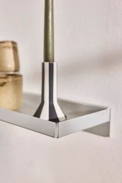 Bakku wall shelf large 16x80 cm, Aluminium