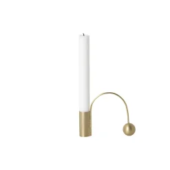 Balance brass candle holder, candle stick