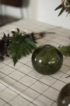 Ball vase Ø10 cm, Green