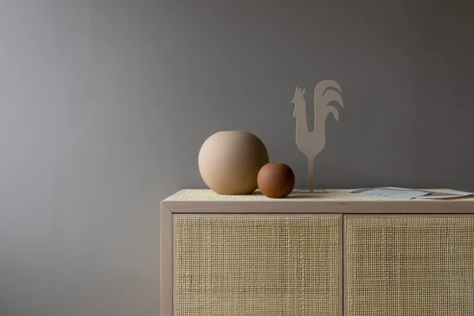 Ball vase coconut, 10 cm