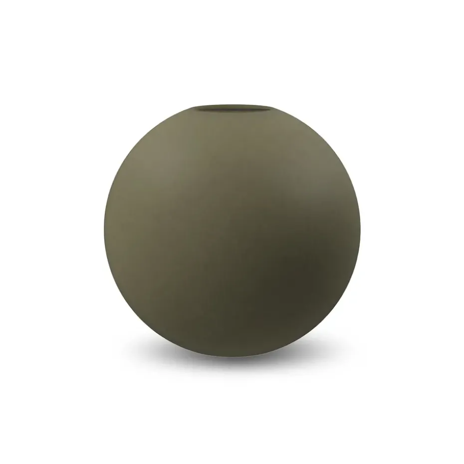 Ball vase olive, 10 cm