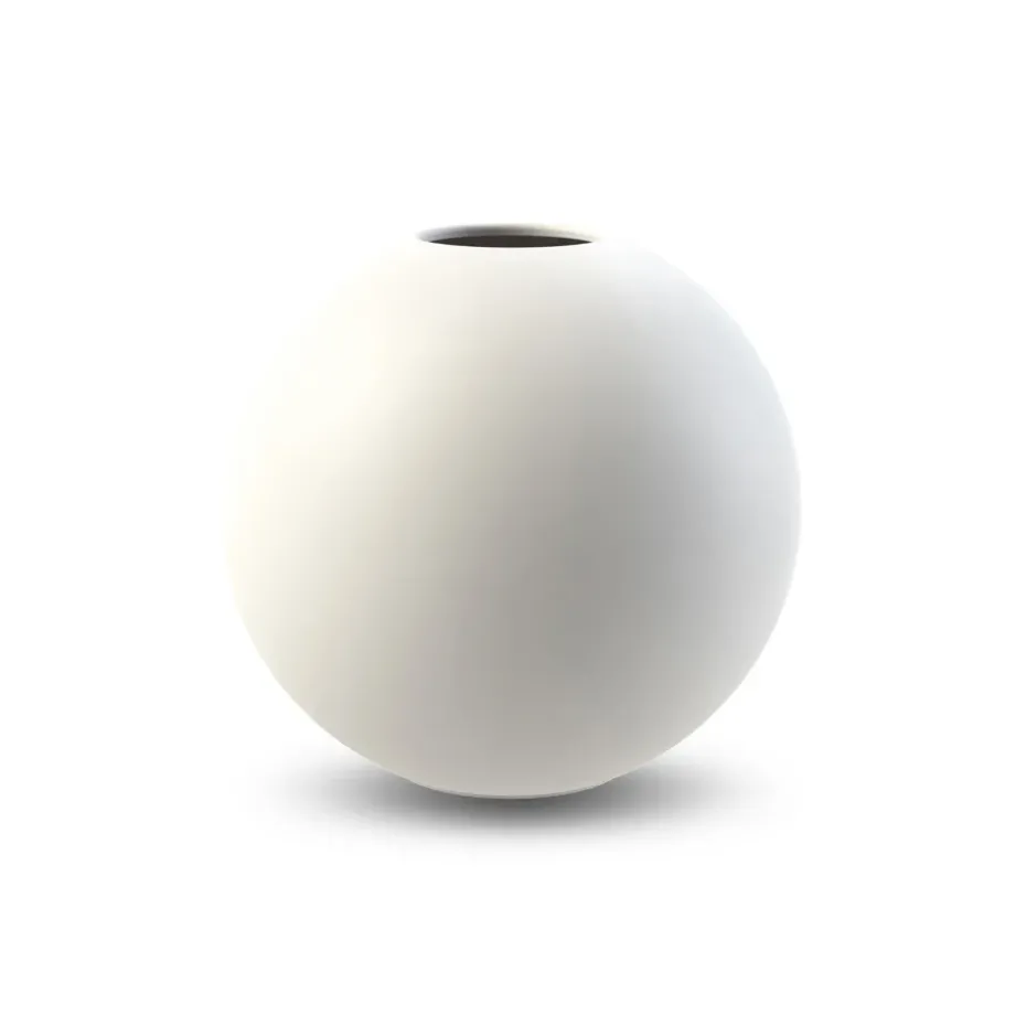 Ball vase white, 10 cm