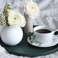 Ball vase white, 10 cm