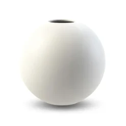 Ball vase white, 20 cm