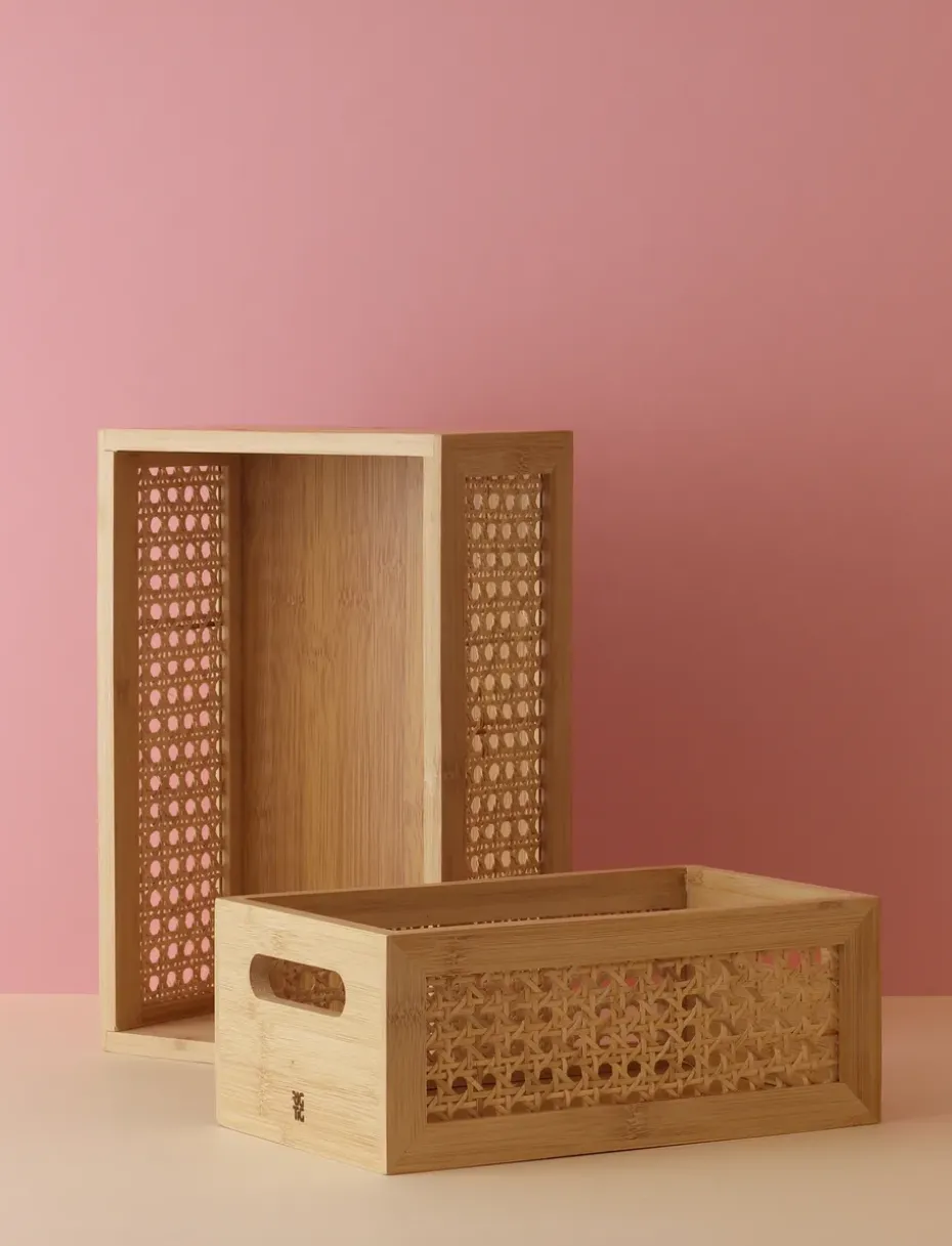 Bamboo box storage box 20x30 cm, Bamboo
