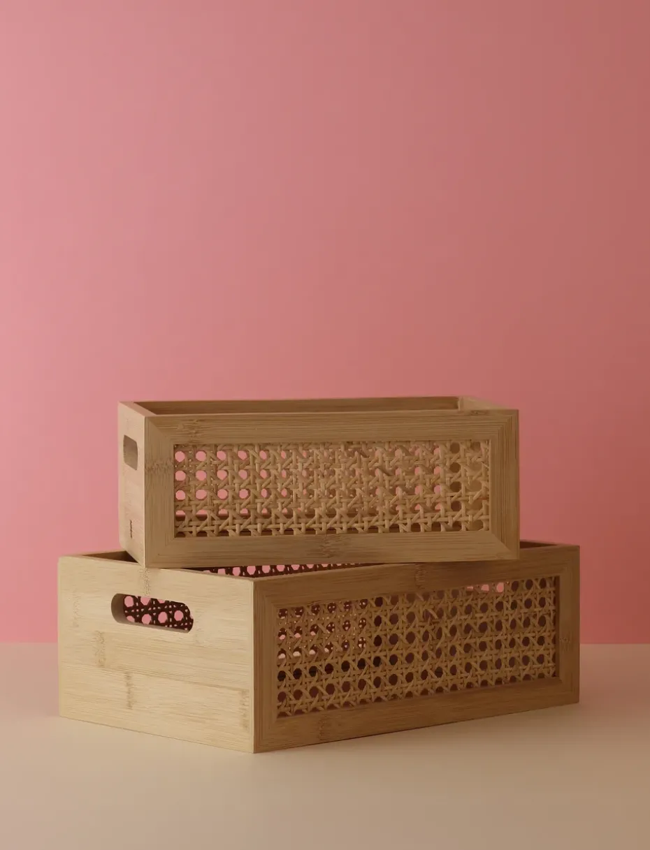 Bamboo box storage box 15x25 cm, Bamboo