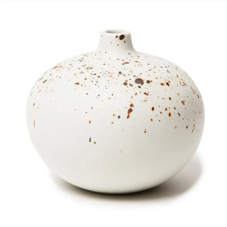 Bari vase, Freckles melange matte, M