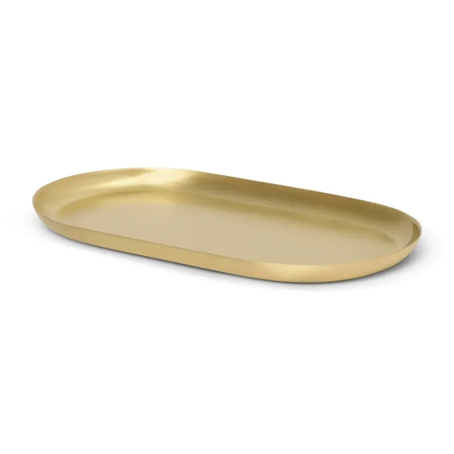 Basho tray 9x18 cm, brass