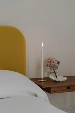 Basso low candle sticks, Solid brass