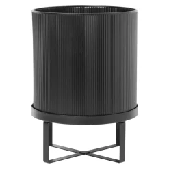 Bau flower pot large Ø28 cm, black