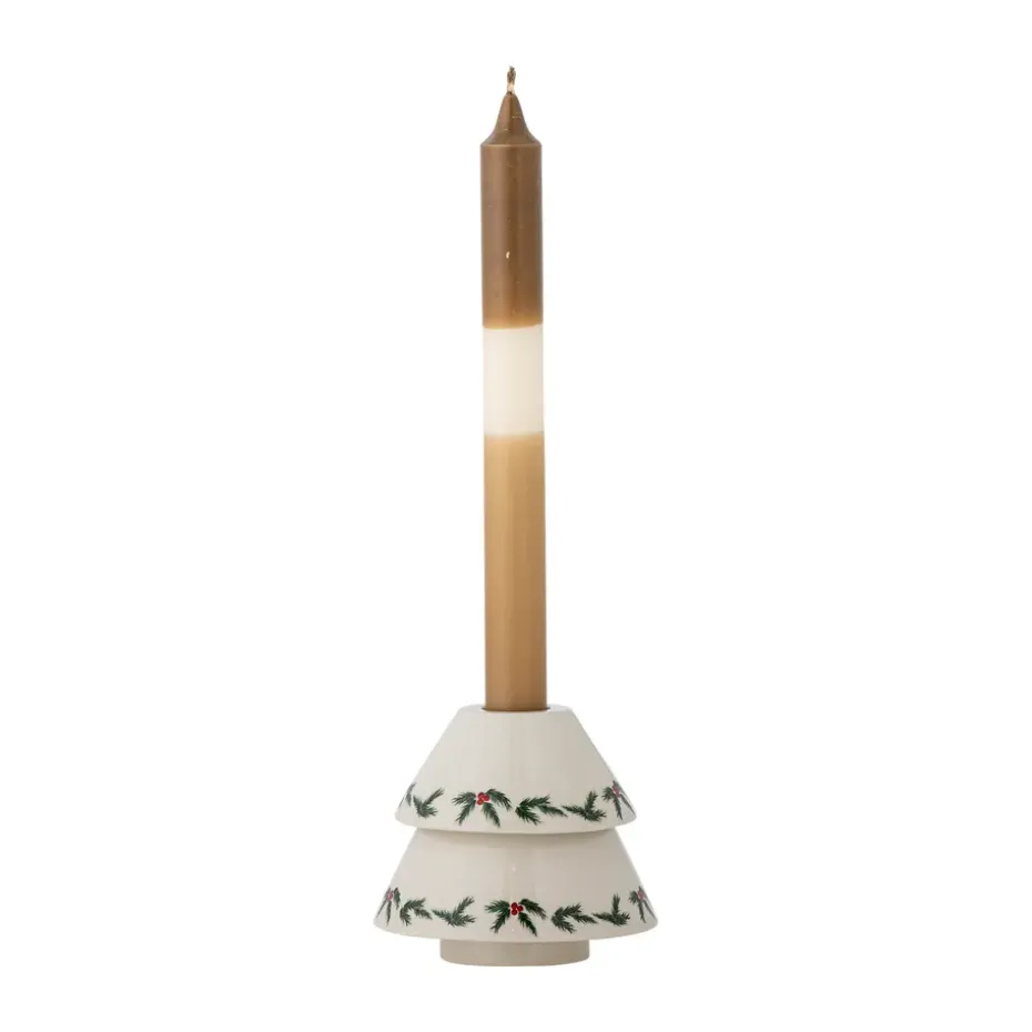 Berry candle holder Ø10 cm, White