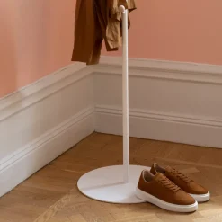 Bill Floor clothes hanger, White