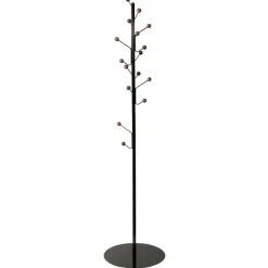 Bill Floor clothes hanger, Black-dark brown