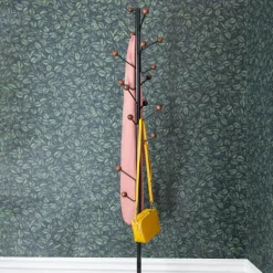 Bill Floor clothes hanger, Black-dark brown