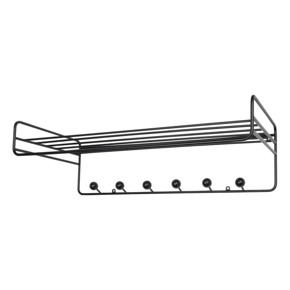 Bill Hat rack hat rack, Black