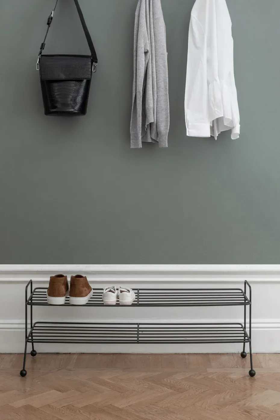 Bill Shoe Shelf L Shoe shelf, Black