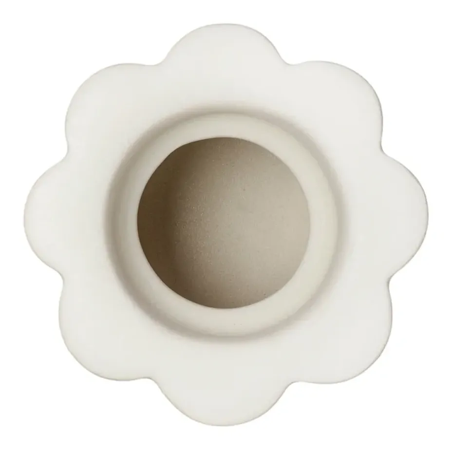 Birgit vase/candle sticks 5 cm, Shell