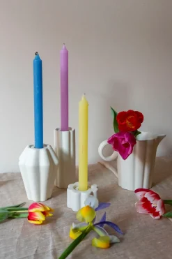 Birgit vase/candle sticks 5 cm, Shell