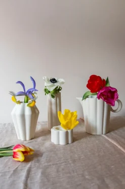 Birgit vase/candle sticks 5 cm, Shell