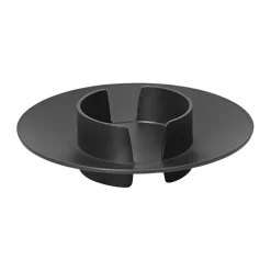 Blid block candle holder, Black brass