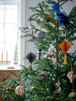 Bloomingville hanging Christmas decorations 6-pack, Gold