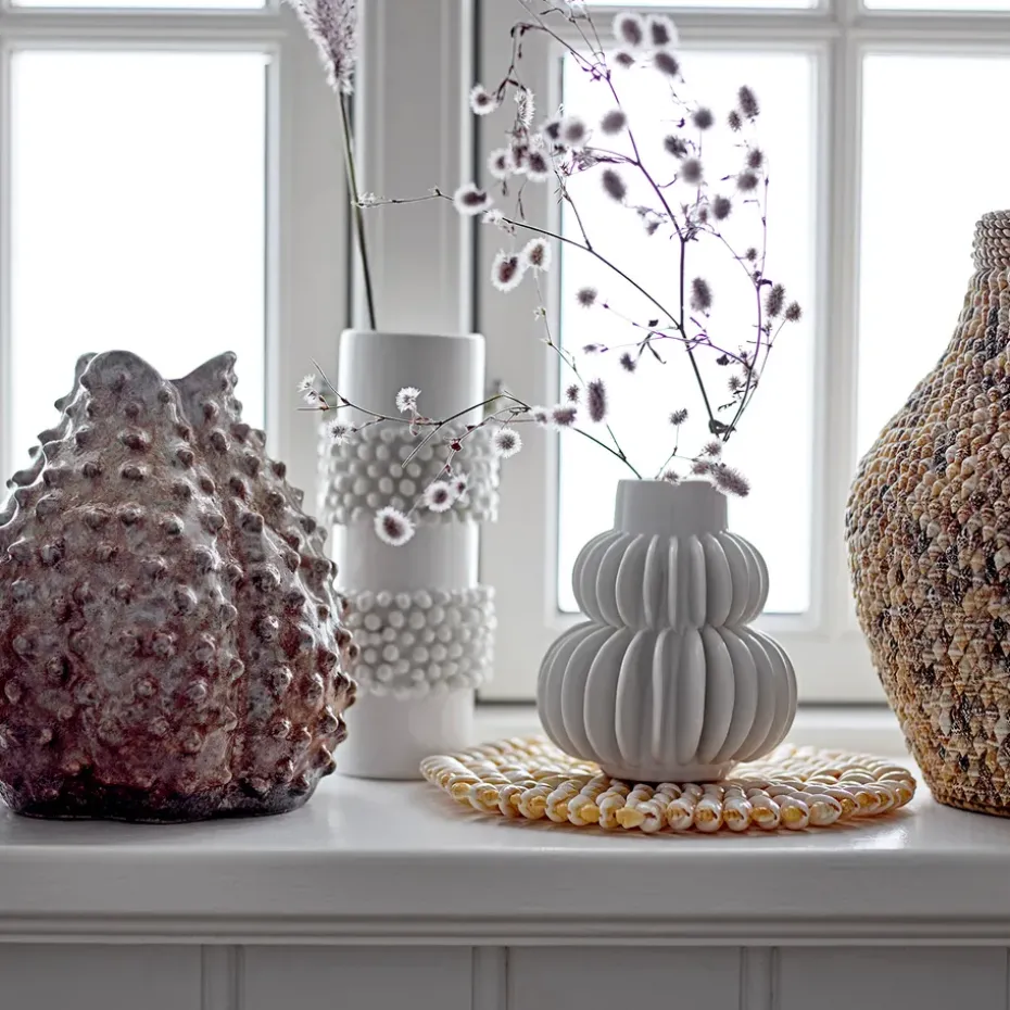Bloomingville vase 20.5 cm, white