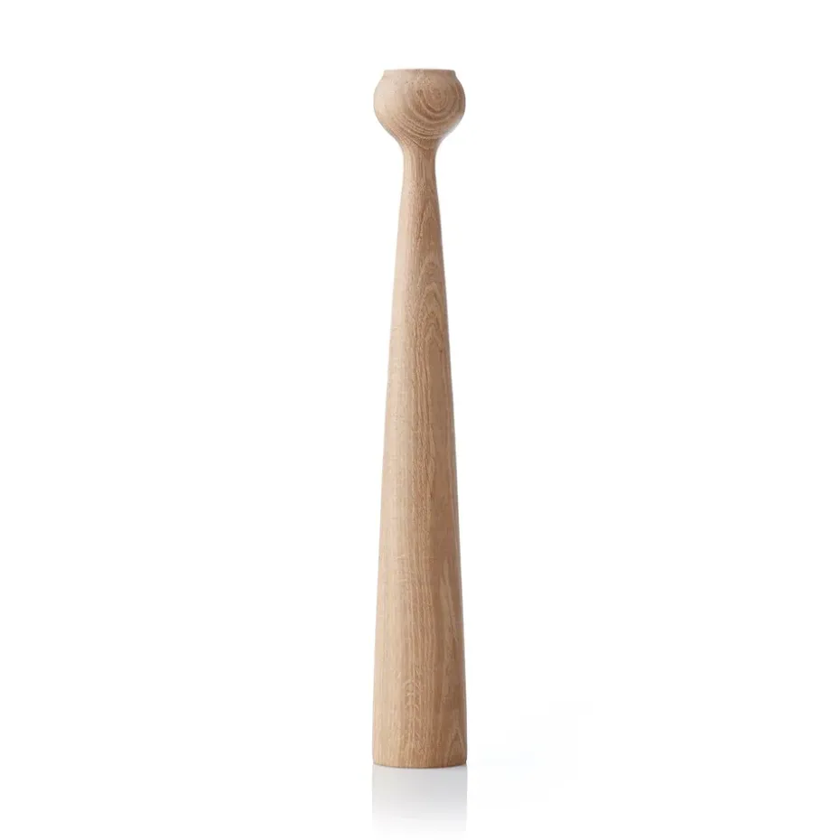 Blossom Tulip candleholder, oak