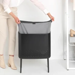 Bo laundry basket 60 L, matte black