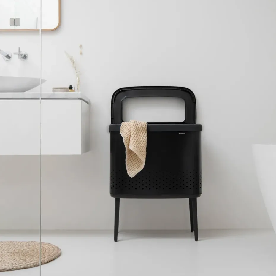 Bo laundry basket 60 L, matte black