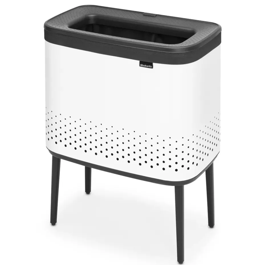 Bo laundry basket 60 L, white