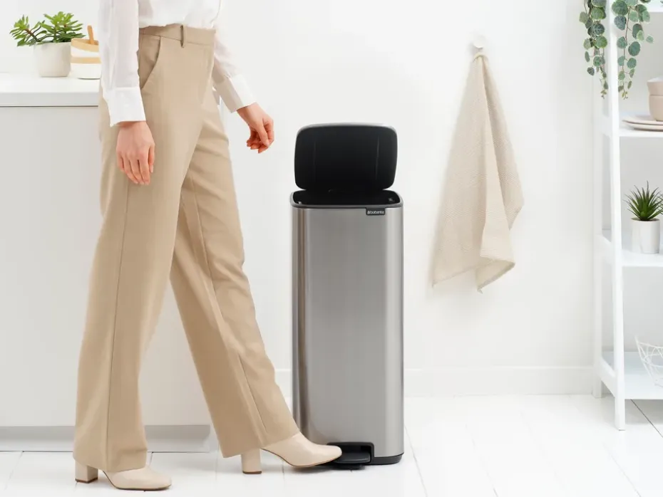Bo pedal bin 30 L, Matte Steel Fingerprint Proof