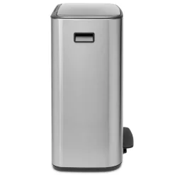 Bo pedal bin 60 L, matte steel