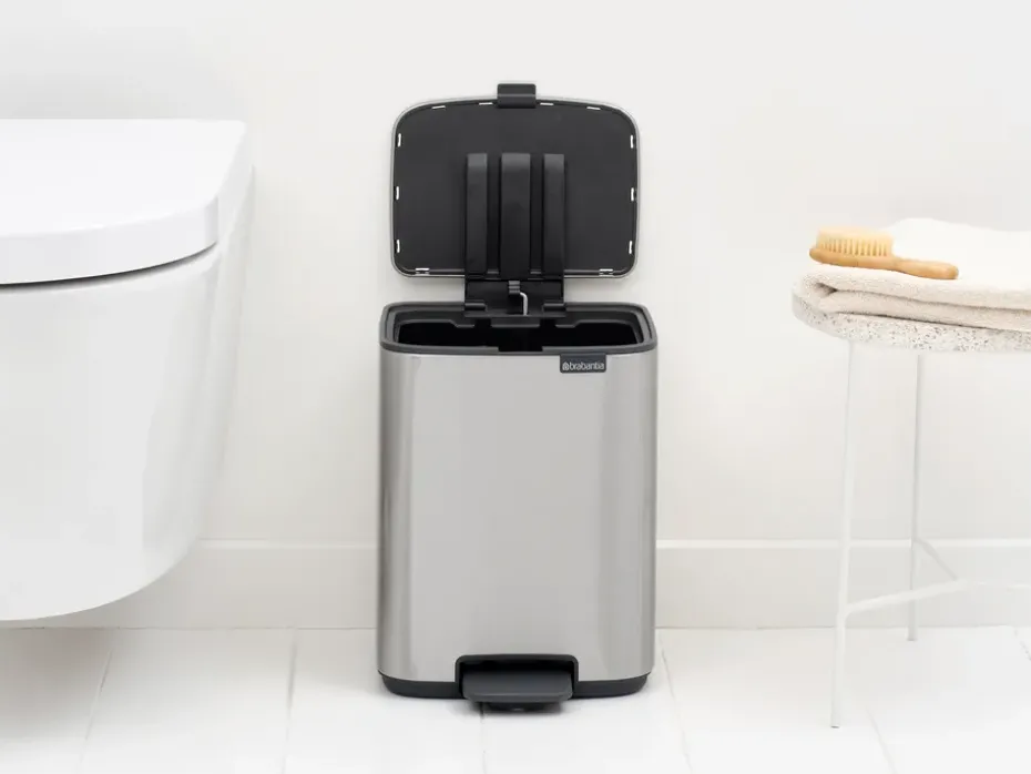 Bo pedal bin 7 L, Matte Steel Fingerprint Proof