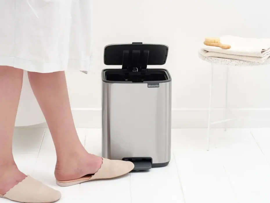 Bo pedal bin 7 L, Matte Steel Fingerprint Proof