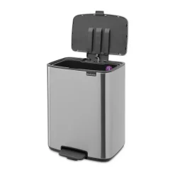 Bo pedal bin 12 L, Matte Steel Fingerprint Proof