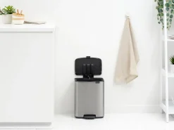 Bo pedal bin 12 L, Matte Steel Fingerprint Proof