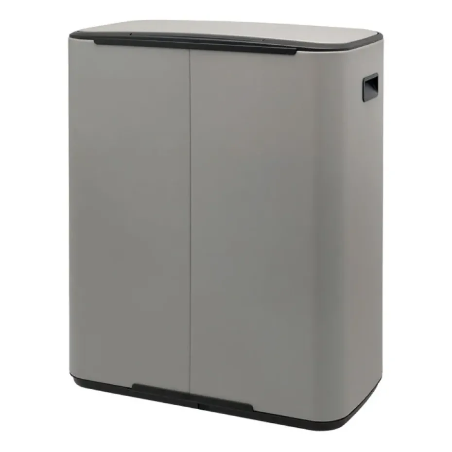 Bo pedal bin 60 L, Mineral concrete grey